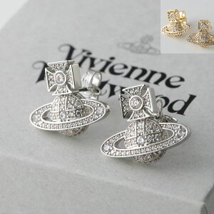 Vivienne Westwood ���B���B�A���E�G�X�g�E�b�h �X�^�b�h�s�A�X CARMELA BAS RELIEF EARRINGS �J������ �o�X �����[�t 6201033A ���f�B�[�X P102/PLATINUM/WHITE-CZ