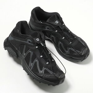 SALOMON �T������ �X�j�[�J�[ XT-WHISPER �E�B�X�p�[ L47762000 ���f�B�[�X ���[�J�b�g Quicklace ���b�V�� 3.5cm �V���[�Y �C BLACK-ASPHALT