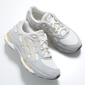 ASICS �A�V�b�N�X �X�j�[�J�[ GEL-NYC 2.0 �Q�� 1203A895-100 �����Y ���[�J�b�g �X�E�F�[�h ���b�V�� 4cm �V���[�Y �C CREAM/CONCRETE
