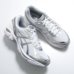ASICS �A�V�b�N�X �X�j�[�J�[ GT-2160 1203A320-115 �����Y ���[�J�b�g ���[�X�A�b�v ���b�V�� �V���o�[ 4cm �V���[�Y �C WHITE/PURE-SILVER