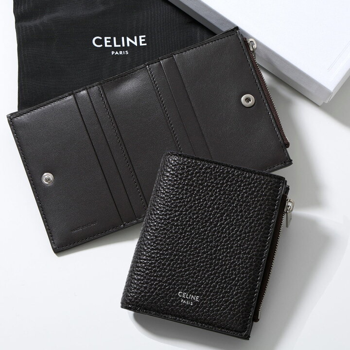 楽天市場】CELINE セリーヌ 二つ折り財布 10E493GTH.38SI レディース 