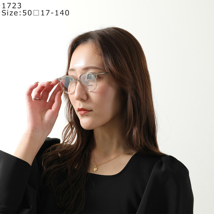 楽天市場】CHANEL シャネル メガネ 3432 レディース ボストン型 クリア
