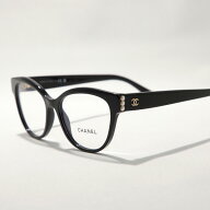 CHANEL シャネル メガネ 3440-H レディース キャットアイ型 セルフレーム フルリム めがね 眼鏡 ココマー…