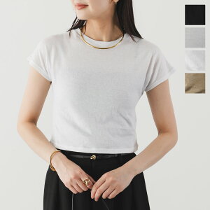 LIFILL × Ayumi Hamamoto ���t�B�� �_�{���| �R���{ T�V���c COTTONY SHEER FIT TEE �R�b�g�j�[ LF141 ���f�B�[�X ���� �J�b�g�\�[ �R�b�g�� �V���[�g��