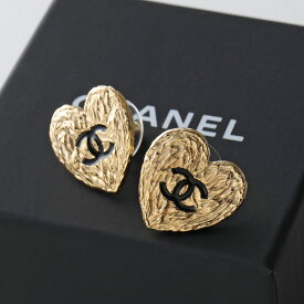 CHANEL シャネル ピアス ABC948 B16086 レディース ハート レジン メタル ココマーク CCマーク ロゴ アクセサリー NW195