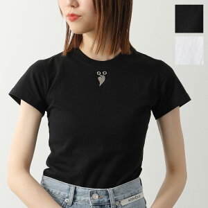 KIMHEKIM �L���w�L�� T�V���c HEART CHARM SLIM FIT T-SHIRT ZF5JS02 ���f�B�[�X �n�[�g �`���[�� �J�b�g�\�[ �N���[�l�b�N �����ydc_kikaku�z