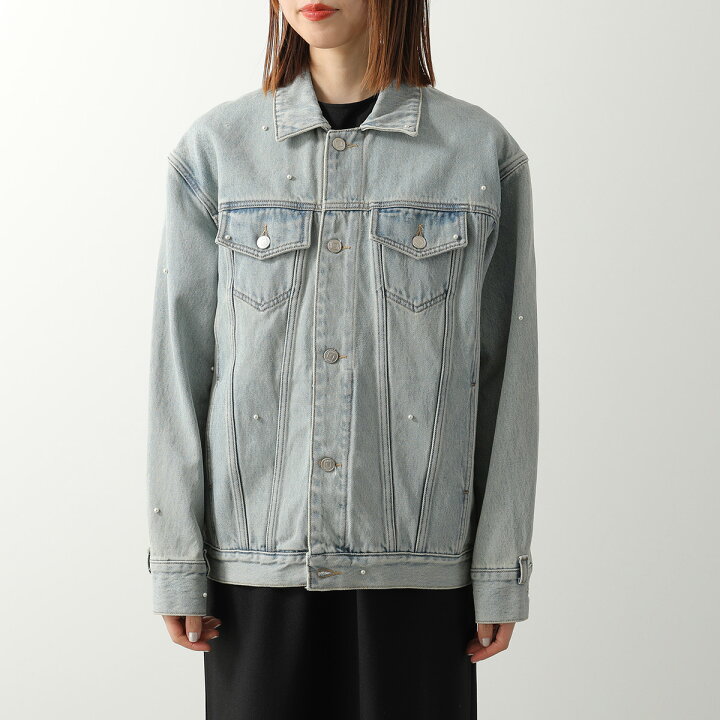 楽天市場】 KIMHEKIM キムヘキム デニムジャケット PEARL EMBELLISHED 