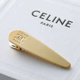 【最大2万円OFFクーポン対象・9/15限定】CELINE セリーヌ ヘアクリップ B108P3J98.35OR レディース トリオンフ ロゴ ヘアピン ヘアアクセサリー 髪留め Gold