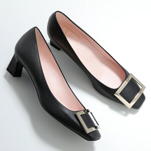 �y�󂠂�-37�̂݁zROGER VIVIER ���W�F���B���B�G �p���v�X DEC.TROMPETTE T.45 RVW44815280NK0 ���f�B�[�X ���U�[ �X�N�G�A�g�D ���^���o�b�N�� 4.5cm�q�[�� �V���[�Y �C B999/NERO RVW44815280NK0B999�ydc_kikaku�z