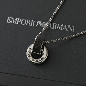 EMPORIO ARMANI �G���|���I�A���}�[�j �l�b�N���X EGS3134040 �����Y �y���_���g �C�[�O�����S �A�N�Z�T���[ �V���o�[