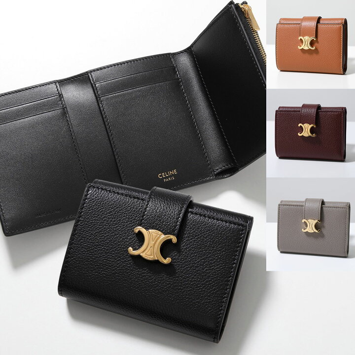 楽天市場】 CELINE セリーヌ 三つ折り財布 Fine Strap Wallet ファイン 