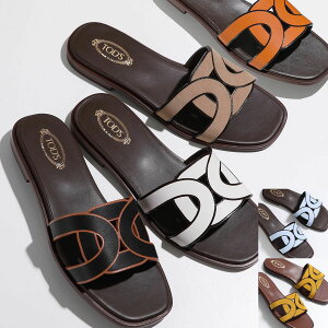 TODS �g�b�Y �T���_�� XXW70K0GU70MID XXW70K0GU70RE0 ���f�B�[�X ���U�[ �t���b�g�T���_�� �`�F�[�� �X�N�G�A�g�D �V���[�Y �C 39.5 �傫���T�C�Y�ydc_kikaku�z