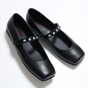MARNI KIDS �}���j �L�b�Y �p���v�X 82325 ���f�B�[�X �K�[���Y ���U�[ �����[�W�F�[�� ���S�X�g���b�v�t�� �o���G�V���[�Y �C�^���A�� �C NERO AMMB082325UAMGNVMR001