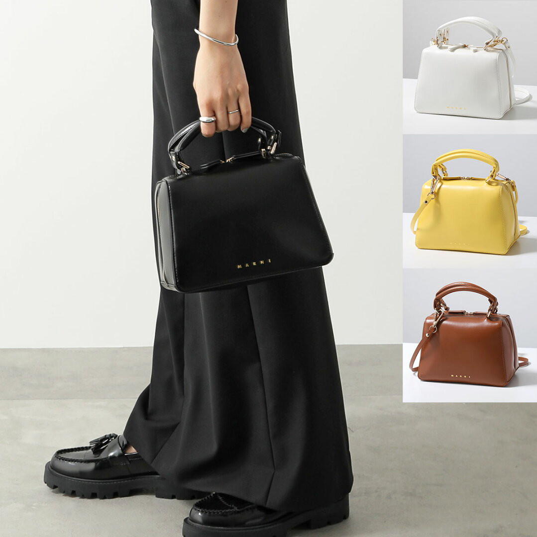 MARNI KIDS マルニ キッズ ハンドバッグ M01608 M00TK レディース ガールズ エコレザー ショルダーバッグ クロスボディ ロゴ 鞄