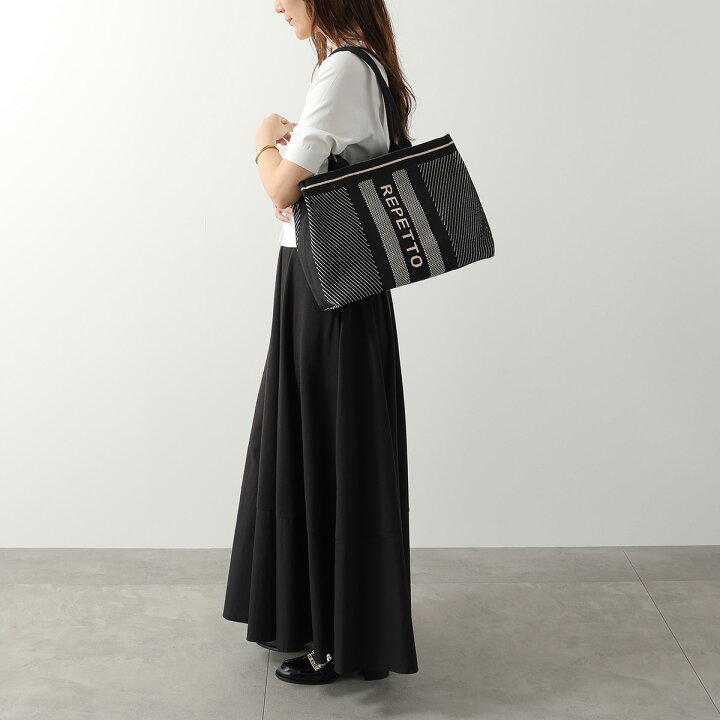 楽天市場】repetto レペット トートバッグ Medium Knitted bag 
