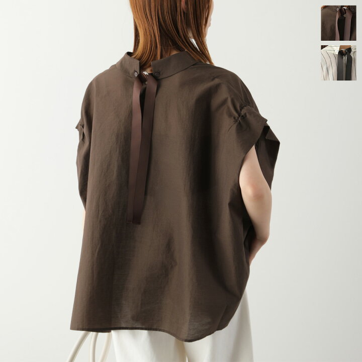 楽天市場】HERENCIA ヘレンチア ブラウス Sheer Back Ribbon Blouse 