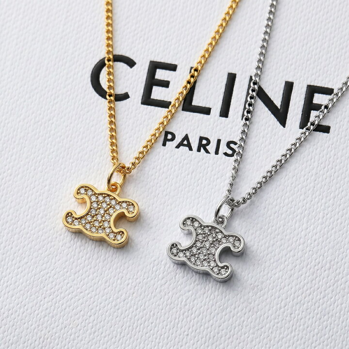 楽天市場】 CELINE セリーヌ ネックレス 460GB6BZI.35OR レディース