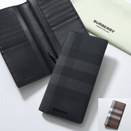 BURBERRY バーバリー 二つ折り長財布 CAVENDISH 8070199 8052803 メンズ 小銭入れあり ロンドンチェック …