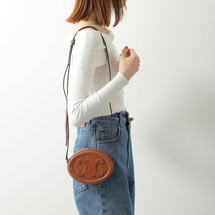 オーバルパース クロスボディバッグ セリーヌ 超美品 セリーヌ 