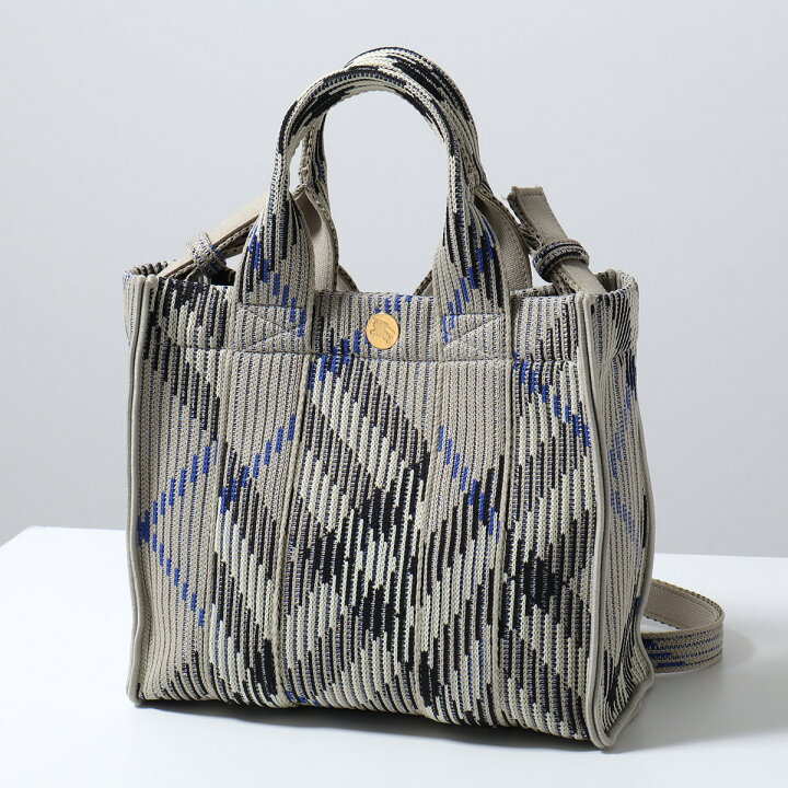 楽天市場】BURBERRY バーバリー ハンドバッグ LL MN KNIT TOTE 8090404 
