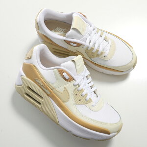 NIKE �i�C�L �X�j�[�J�[ AIR MAX 90 LX8 �G�A �}�b�N�X FD4328-112 ���f�B�[�X ���[�J�b�g 5.5cm ���� �V���[�Y �C WHITE-TEAM-GOLD-CLUB-GOLD