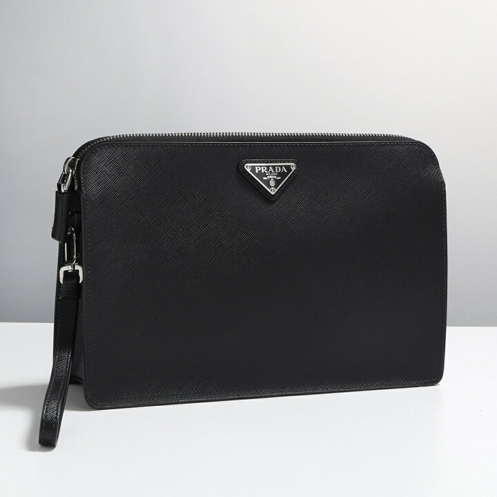 楽天市場】PRADA プラダ クラッチバッグ 2VF056 9Z2 メンズ 