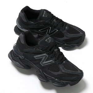New Balance �j���[�o�����X �X�j�[�J�[ U9060ZGE ���f�B�[�X ���[�J�b�g �k�o�b�N ���b�V�� 3.5cm ���C�YD �V���[�Y �C �u���b�N