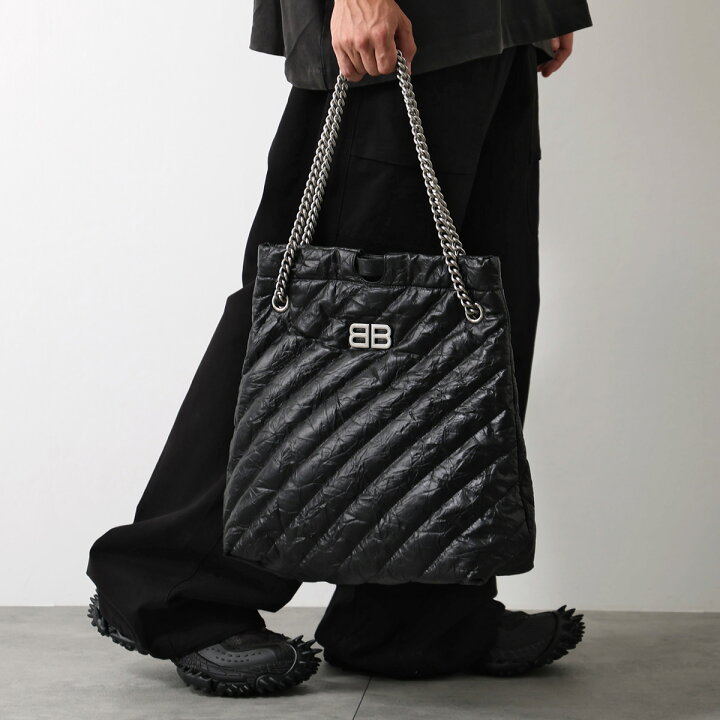 楽天市場】BALENCIAGA バレンシアガ ショルダーバッグ CRUSH TOTE M 
