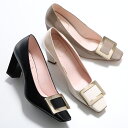 ROGER VIVIER ロジェヴィヴィエ パンプス BELLE VIVIER METAL BUCKLE DEC 75 ベル ヴィヴィエ RVW71300920D1P レディ…