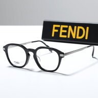 FENDI フェンディ メガネ FE50122F メンズ レディース ウェリントン型 セルフレーム フルリム めがね 眼…