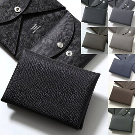 HERMES エルメス コインケース カルヴィデュオ CALVI DUO エプソン H083035CK H082977CK H085238CK メンズ レザー カードケース ミニ財布 SV カラー13色