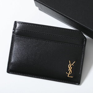 SAINT LAURENT �T�����[���� �J�[�h�P�[�X 758203 02G0W �����Y ���f�B�[�X �^�C�j�[ �J�T���h�� ���U�[ �~�j���z 1000/NERO 75820302G0W1000