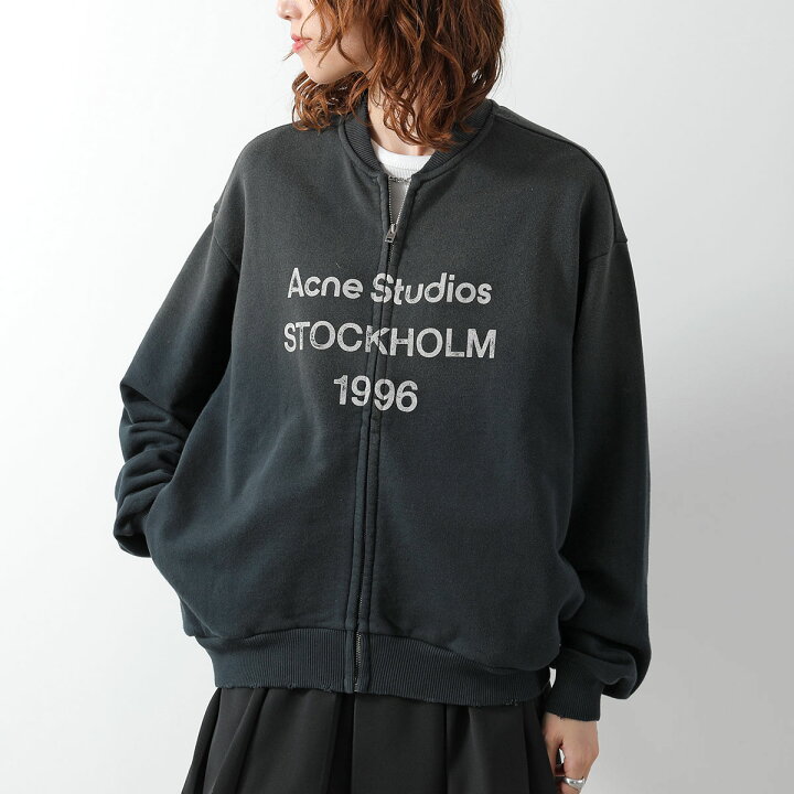 楽天市場】Acne Studios アクネストゥディオズ ジップロゴスウェット 