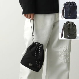 PRADA プラダ ポーチ SPEEDROCK スピードロック 2NE067 2HE1 メンズ Re-Nylon リナイロン 巾着バッグ リストレット付き トライアングルロゴ クラッチバッグ 鞄 カラー3色 2NE067_2HE1_F0007