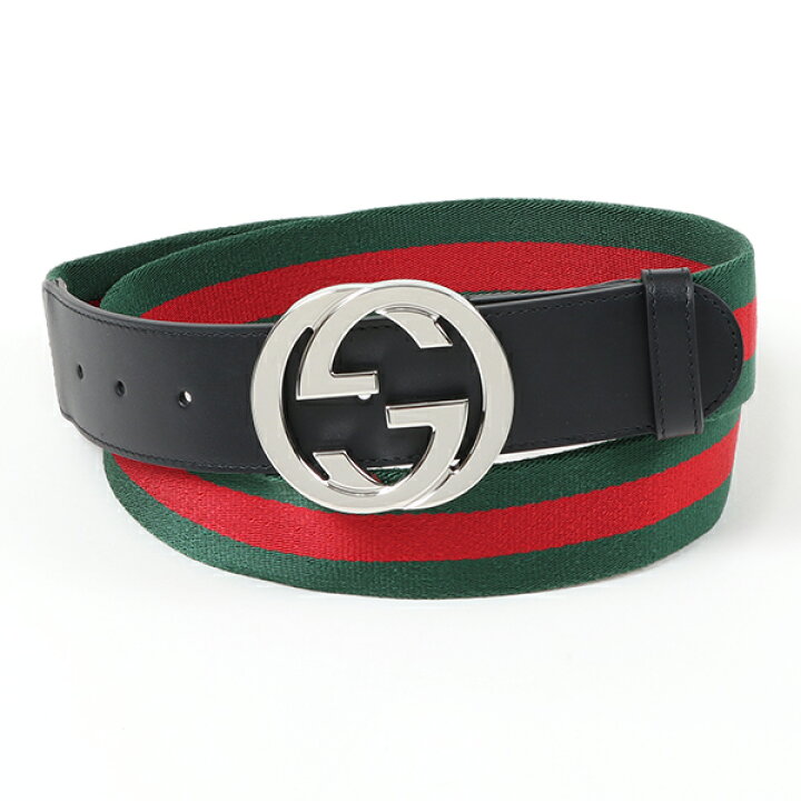 楽天市場】GUCCI グッチ 411924 H917Nウェブライン ナイロン×レザー  