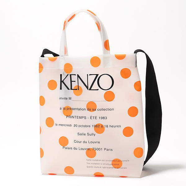 KENZO ケンゾー 5SA001 F45 PVC ロゴ トートバッグ ショルダーバッグ 17 鞄 レディース | インポートセレクト musee