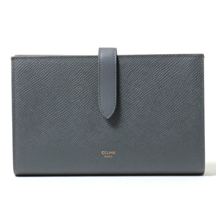 楽天市場】CELINE セリーヌ 10B633BFP.09GM STRAP WALLET ラージ 