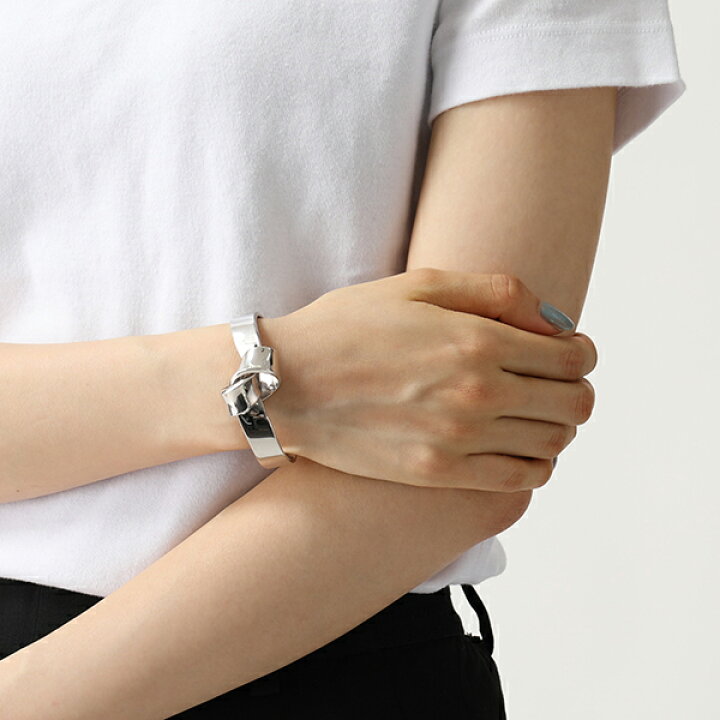 楽天市場】CELINE セリーヌ 46I606BRA.36SI Flat Bracelet Knot ノット 