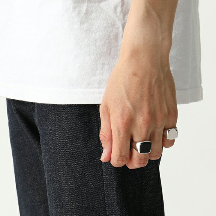 楽天市場】TOMWOOD トムウッド リング メンズ Cushion Black Onyx  