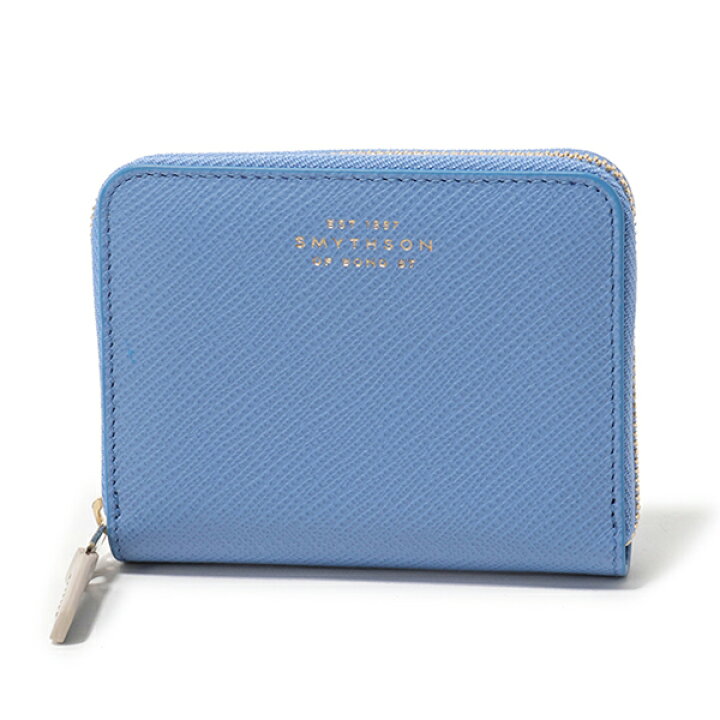 楽天市場 Smythson スマイソン Pma Sml Zip Around Prs 4cc レザー コインケース 小銭入れ ミニ財布 Nile Blue レディース メンズ インポートセレクト Musee