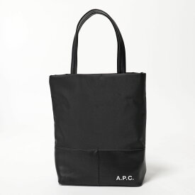 APC A.P.C. アーペーセー PAADY H61373 Camden ナイロン×エコレザー トートバッグ LZZ/NOIR 鞄 メンズ