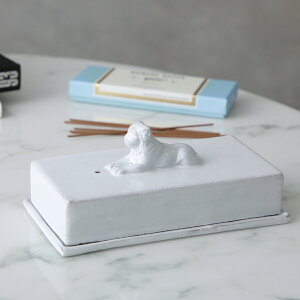 Astier de Villatte AXeBGEhEBbg CZX{bNX Lion Incense Box BTELIO3   CIyԕisz