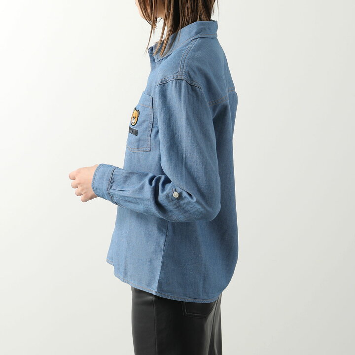 楽天市場】MOSCHINO KIDS モスキーノ キッズ デニム シャツ HUC015 