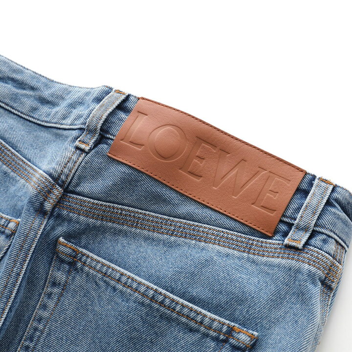 楽天市場】LOEWE ロエベ ジーンズ ANAGRAM CROPPED アナグラム 