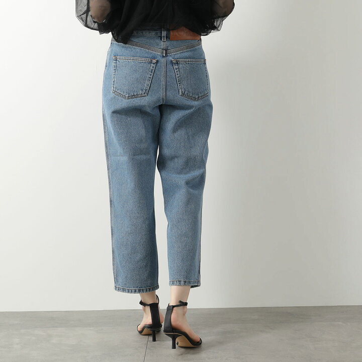 楽天市場】LOEWE ロエベ ジーンズ ANAGRAM CROPPED アナグラム 