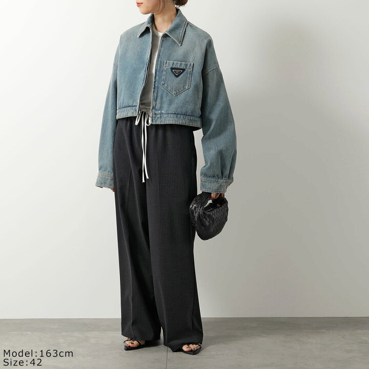 楽天市場】PRADA プラダ デニムジャケット GFB279 1ZAB レディース  