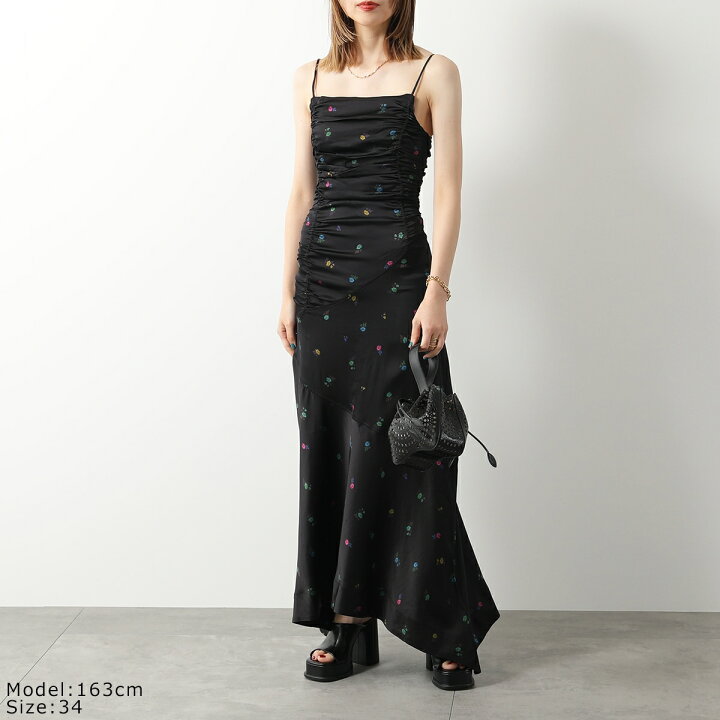 楽天市場】GANNI ガニー ワンピース F8974 6757 レディース ストレッチ  