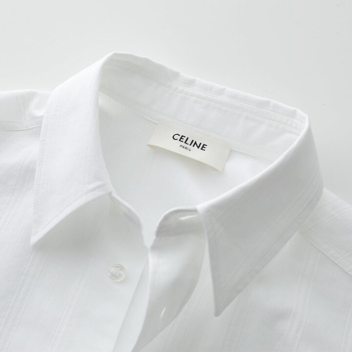 楽天市場】CELINE セリーヌ 長袖 シャツ 2C21B354X.01BC レディース 