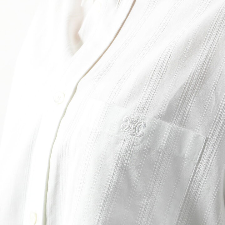 楽天市場】CELINE セリーヌ 長袖 シャツ 2C21B354X.01BC レディース  