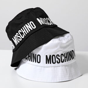 MOSCHINO KIDS ���X�L�[�m �L�b�Y �o�P�b�g�n�b�g HUX027 LOA00 ���f�B�[�X �K�[���Y ���S �R�b�g�� �X�q �J���[2�F